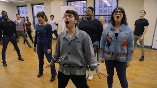 The Joseph Concert Cast Belt Out &quot;Go, Go, Go Joseph&quot; in Rehearsal