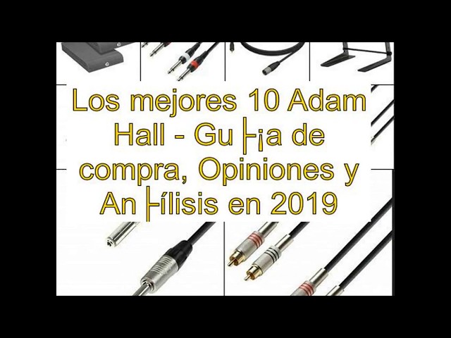 Vídeo relacionado con Adam Hall Cables 3 STAR TPP 0600 - Cable de Audio de 2 Jacks 6,3 mm mono a 2 Jacks 6,3 mm mono 6 m