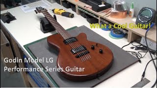 Video thumbnail for Godin Model LG Performance Series Electric guitar needs a setup - lots to like on this single cut! by Manotick StringWorks