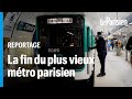 La ligne 11 dit adieu à la plus vieille rame de métro de Paris
