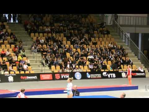DEN Johanne Noerby Prelim 2nd Pass 2015 World Champs Tumbling