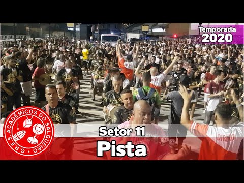 Salgueiro 2020 - Pista - Bateria no ensaio do Setor 11 - #S1120