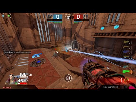 Xron vs. Enesy – (финал лузеров Challengers QPL 2 Stage 3 EU) – Quake Champions