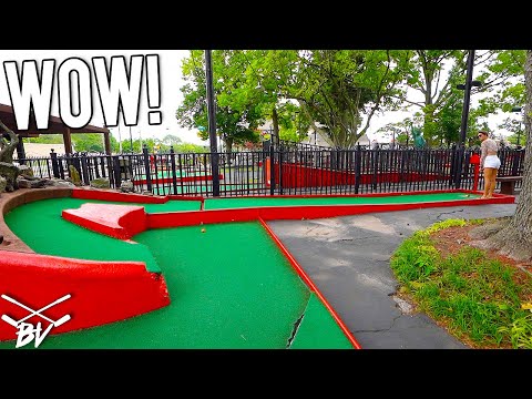 Crazy Mini Golf Holes and Guaranteed Mini Golf Hole in One Skill Shots!