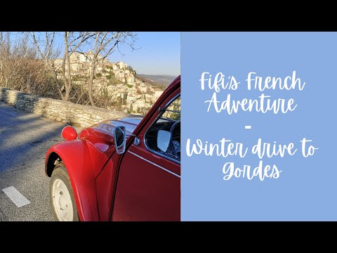 Fifi's French Adventure - driving a vintage 2CV through Provence to the hilltop village of Gordes