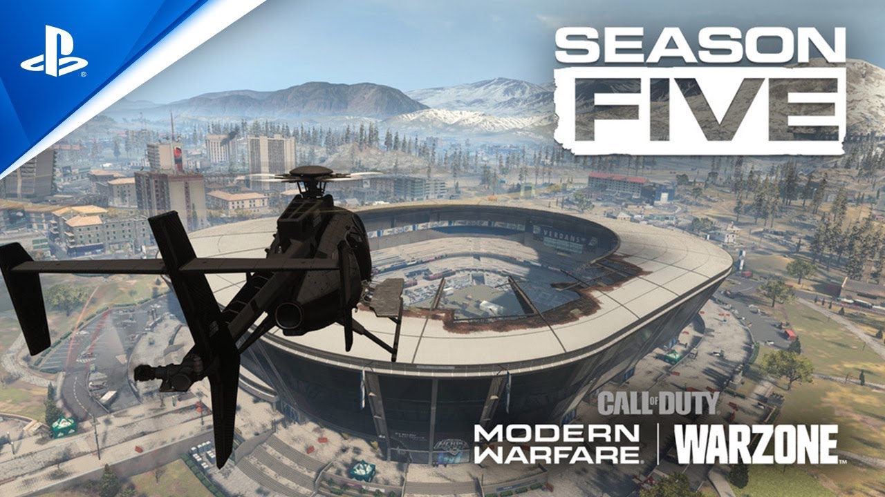 La Temporada Cinco de Modern Warfare expande Warzone abriendo el estadio, sumando un tren y más