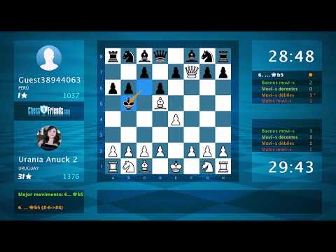 Chess Game Analysis: Urania Anuck 2 - Guest38944063 : 1-0 (By ChessFriends.com)