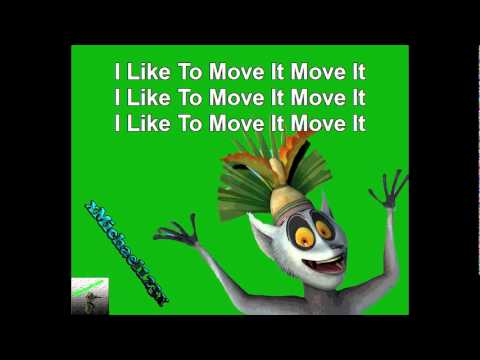 Madagascar King Julien - Move It - With Lyrics ( Songtext )