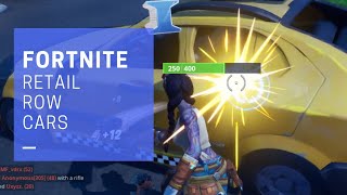 FORTNITE: Destroy Cars Within 60s of Landing In Retail Row (ALL RETAIL ROW CARS)