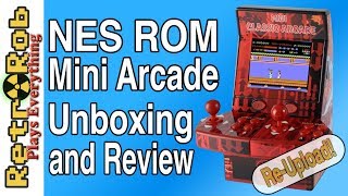 2 Player Mini Arcade Famiclone with Card Reader - Unboxing and Review.