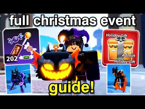 FULL Christmas Event GUIDE, Fastest Way to Get Candies + Roll Winter Gacha! (Blox Fruits)