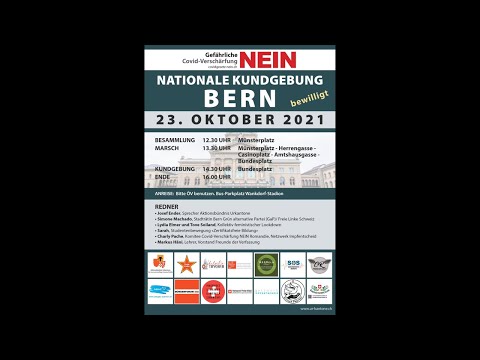 Nationale Kundgebung Bern - 23.10.21