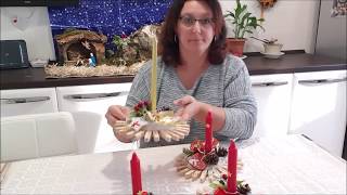 Decorazione natalizia centrotavola