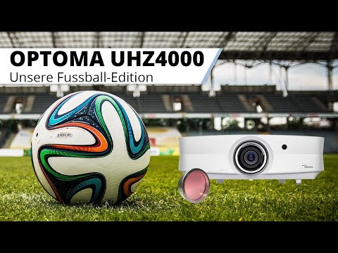 Die besten Bildeinstellungen zur EM 2021! Optoma UHZ 4000 Heimkinoraum Fussball Edition