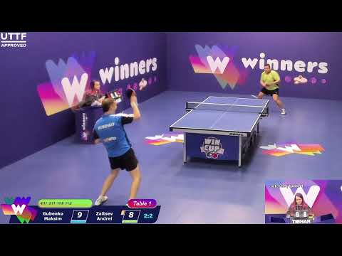WINners CUP table 1  25.11 Gubenko Maksim - Zaitsev Andrei  20:30