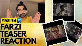 Farzi Amazon Prime Teaser Reaction | Shahid Kapoor | Vijay Sethupati | KK Menon | Amazon Prime | !!