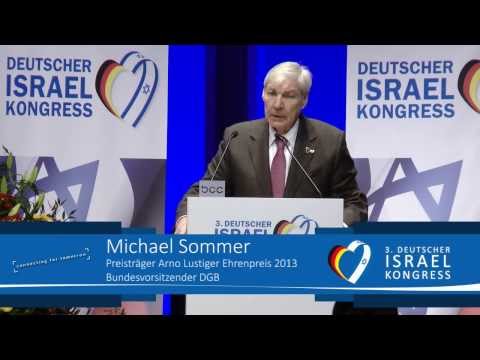 Israelkongress 2013 - Rede Michael Sommer (DGB)