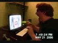 Man Punch His Monitor