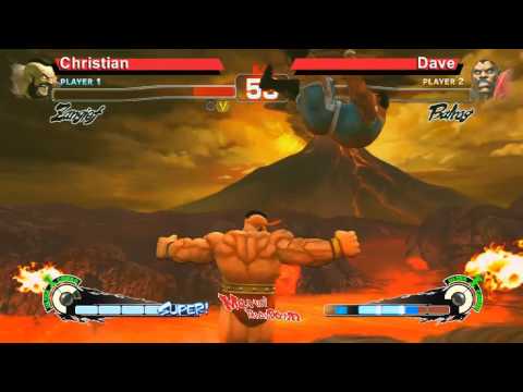 Christian (Zangief) vs Dave (Balrog/Guile) - SSF4AE Singles - Marvel Throwdown @ LANCouver 2011