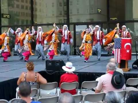 TUANA Turkish Folk Dance Group at the Chicago Turkish Festival 9-12-2012