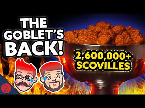 J vs Ben: Goblet of Fire QUIZ Returns! (THERMAGEDDON 🔥 2.6 Million Scovilles!)