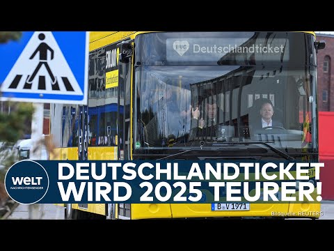 Video Thumbnail: DEUTSCHLANDTICKET wird 2025 teurer - Das ist der neue Preis! | EILMELDUNG