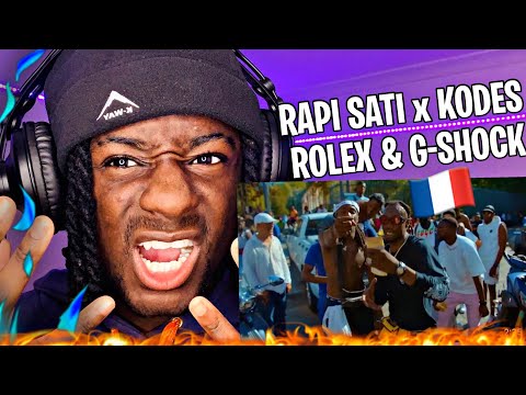 Rapi Sati Feat Kodes - Rolex & G-Shock (Clip Officiel) | REACTION