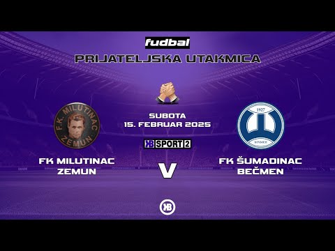 Kadeti: FK Milutinac (Zemun) - FK Šumadinac (Bečmen) 1:3 | 15.02.2025