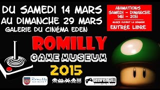 preview picture of video 'Vernissage Romilly Game Museum 2015 #Geek'em All'