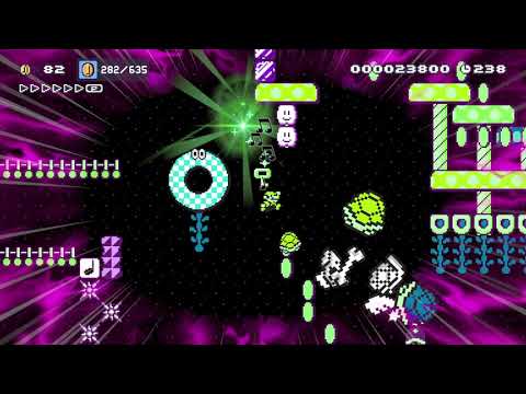 Automatic level　don't move(^.^) by たぼっち 🍄 Super Mario Maker 2 ✹Switch✹ #awz