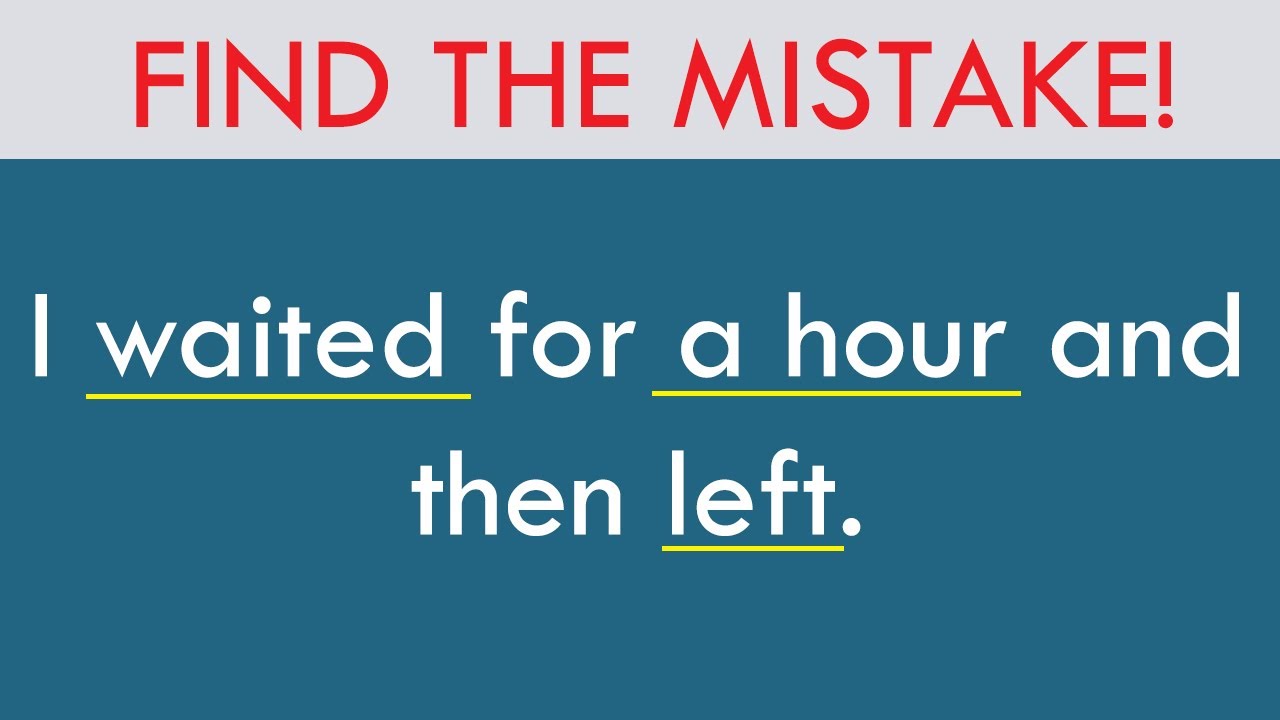 Can You Find the English Grammar Mistakes in These Sentences