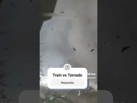 Train vs Tornado #Railroad