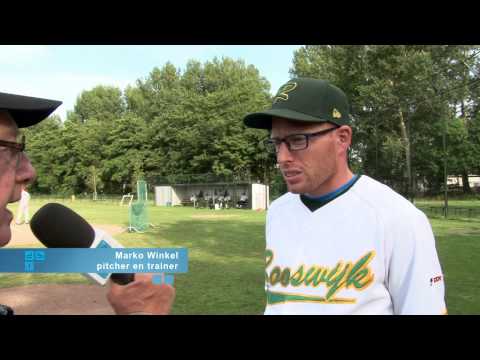 Honkbalwedstrijd Rooswijk-Cromtigers