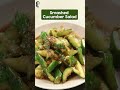 Presenting to you all this unique and refreshing smashed cucumber salad!! 💚💚 #shorts - Video