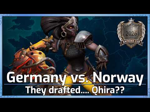 Germany vs Norway: They picked Qhira?? - Nations Cup Groups - Heroes of the Storm