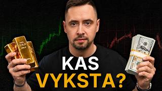 Kodėl tau nelieka pinigų? Auksas pralenkė dolerį. Bitcoin turėtų būti 65% brangesnis? | Naujienos