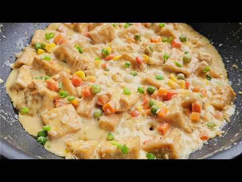 Creamy Tofu with Veggies Recipe