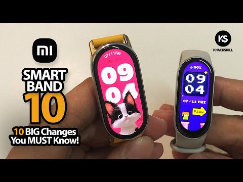🔥Xiaomi Smart Band 10 vs Mi Band 9 – 10 BIG Changes You MUST Know! #knackskill