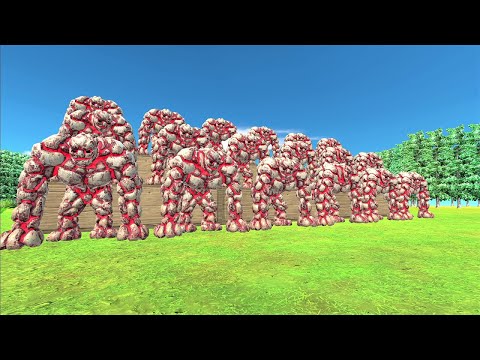 Lava Golem Corps Advance - Animal Revolt Battle Simulator