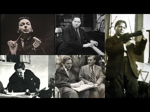 George Enescu plays piano, violin; conducting, singing, whistling, teaching, composing