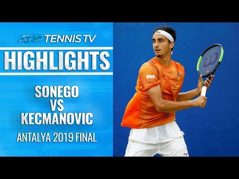 Lorenzo Sonego Beats Kecmanovic, Wins First ATP Title! | Antalya Open 2019 Final Highlights