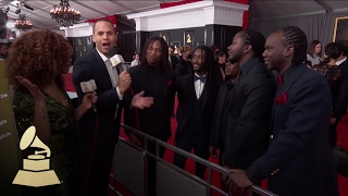 Raging Fyah | Red Carpet | 59th GRAMMYs