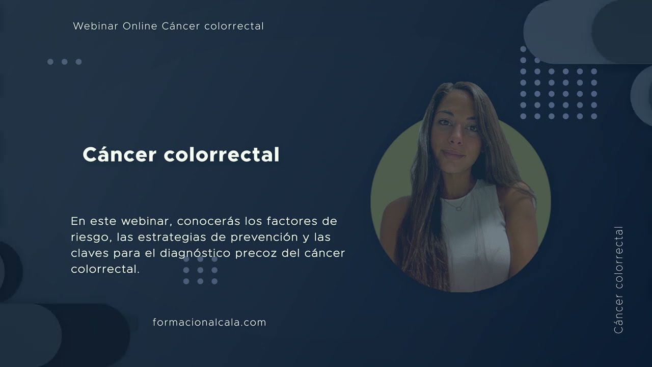 Video de presentación Webinar Cáncer colorrectal 