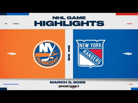 NHL Highlights | Rangers vs. Islanders - March 3, 2025