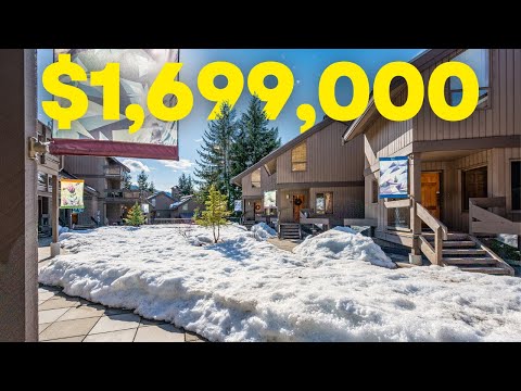 Inside a GORGEOUS $1.6 Million Whistler Cay Heights Townhome at Sunrise in Whistler, BC!
