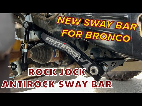 BRONCO SWAY BAR - ROCK JOCK ANTIROCK FRONT SWAY BAR | The Bronco Adventures