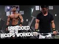 SHREDDED BICEPS WORKOUT! | PUMPING IT OUT | 5 WEEKS OUT NALANG!