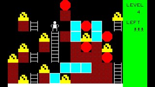 Sharp MZ-700 Game: Pitman (1985) Hu-Basic version