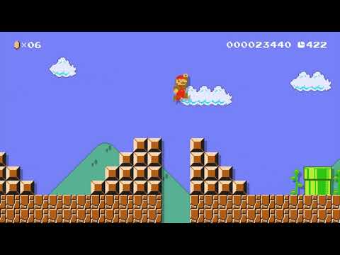 1-1 with Poison and without by Goosichka 🍄 Super Mario Maker 2 #ajv