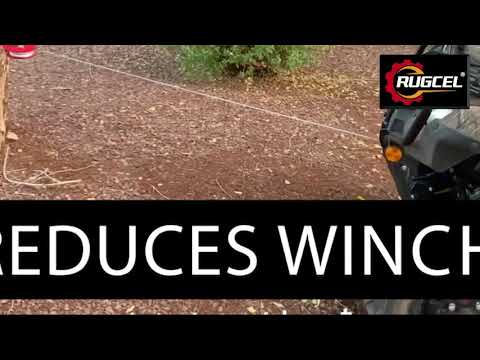 Test Rugcel winch 4x4 winch using 1 snatch block/ Off-Road Winching Techniques | Recovery Gear